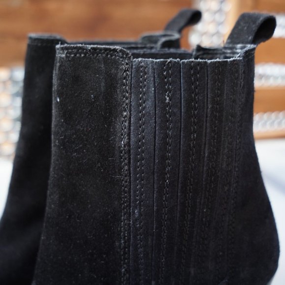 NEW ASOS Design Relative Suede Western Booties Size 5 - Picture 4 of 9